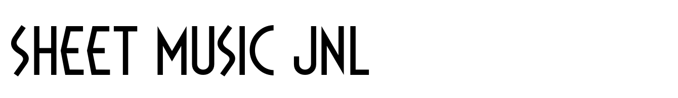 Sheet Music JNL